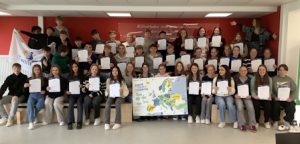 9a und 9b verdienen mit digitalem Sprachaustausch nationales Qualitätssiegel